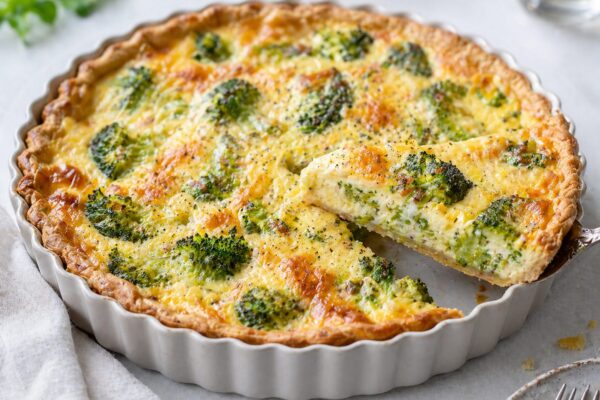 Quiche met broccoli