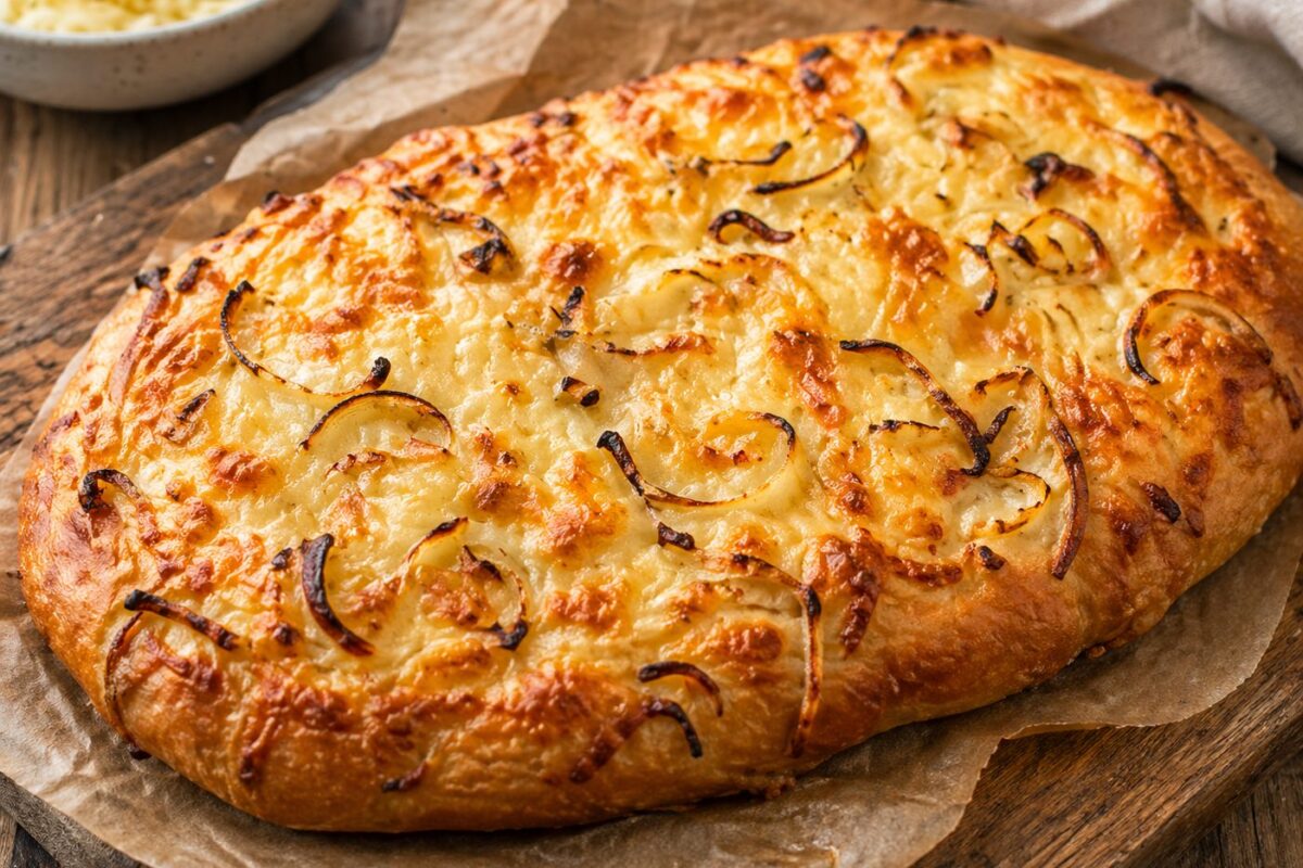 Kaas-uien(stok)brood - recept