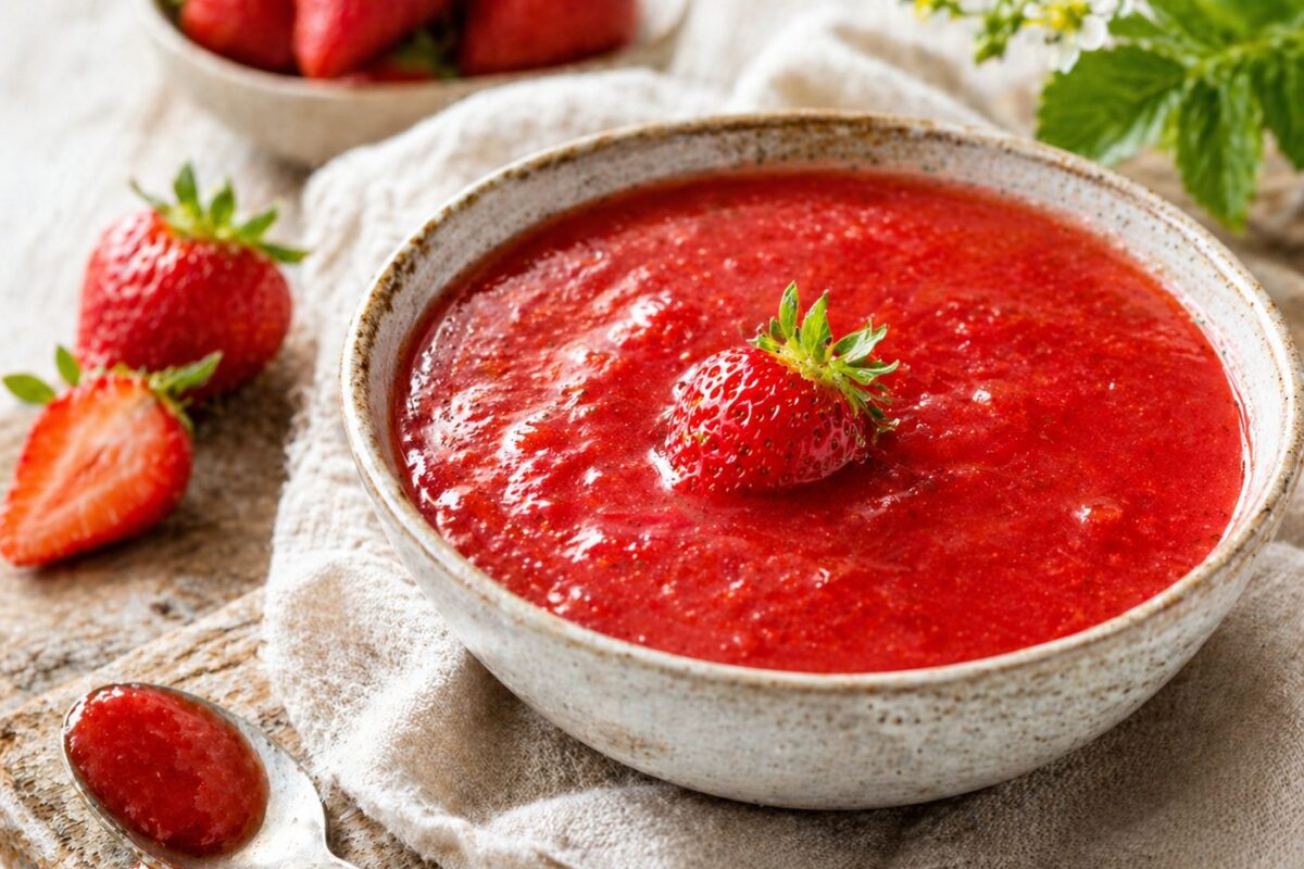 Aardbeisaus - recept