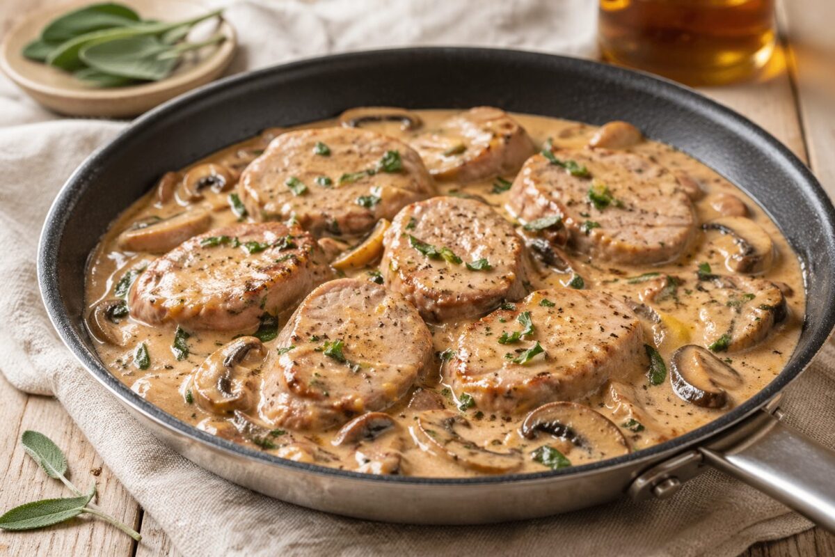 Varkenshaas met Salie roomsaus - recept