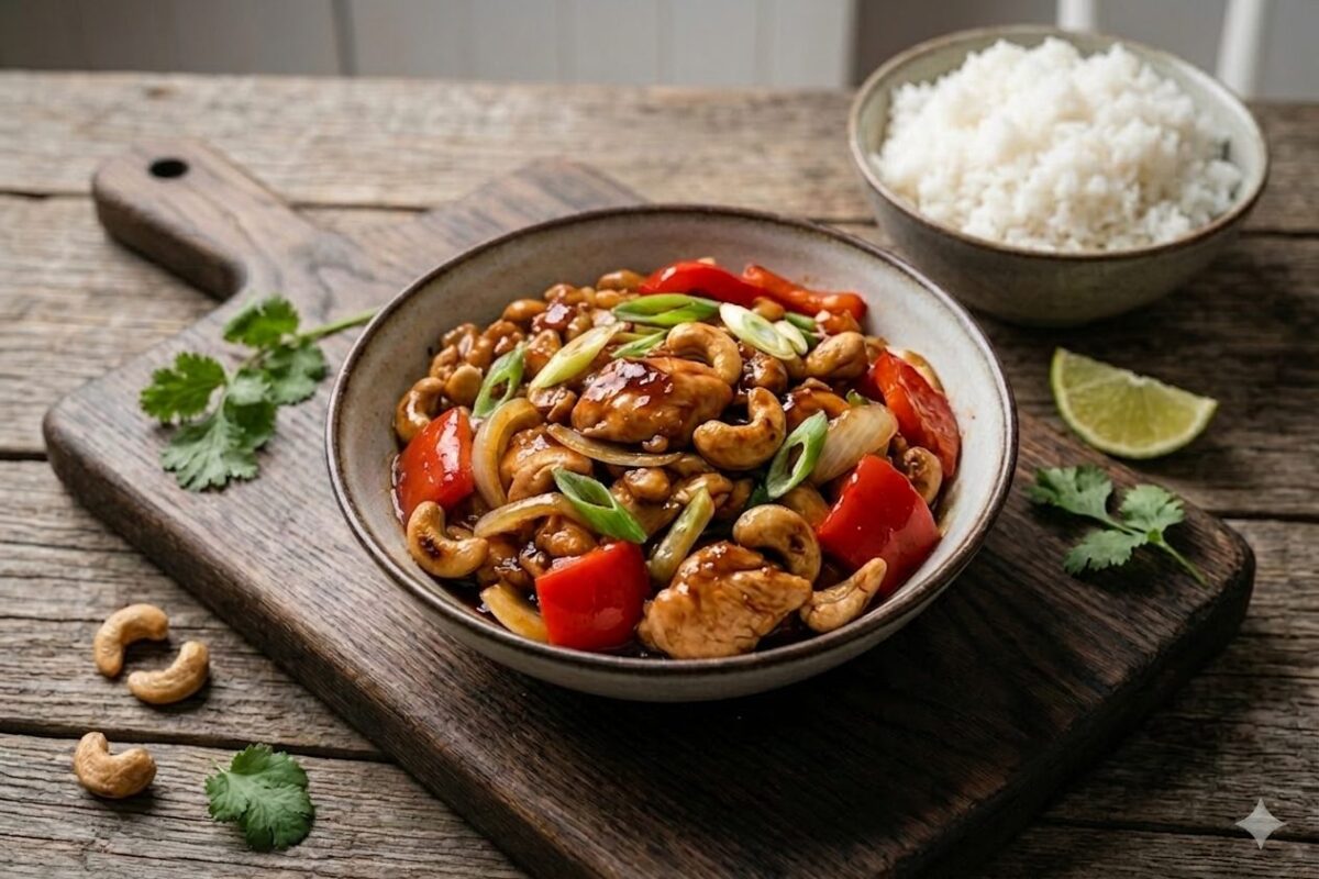Chinese kip met cashewnoten - recept